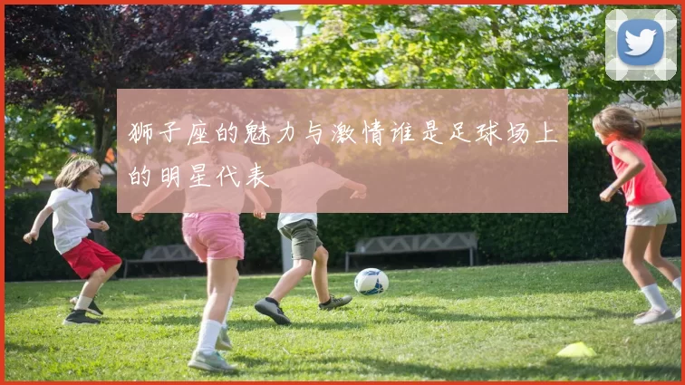 狮子座的魅力与激情谁是足球场上的明星代表