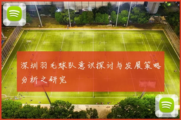 深圳羽毛球队意识探讨与发展策略分析之研究